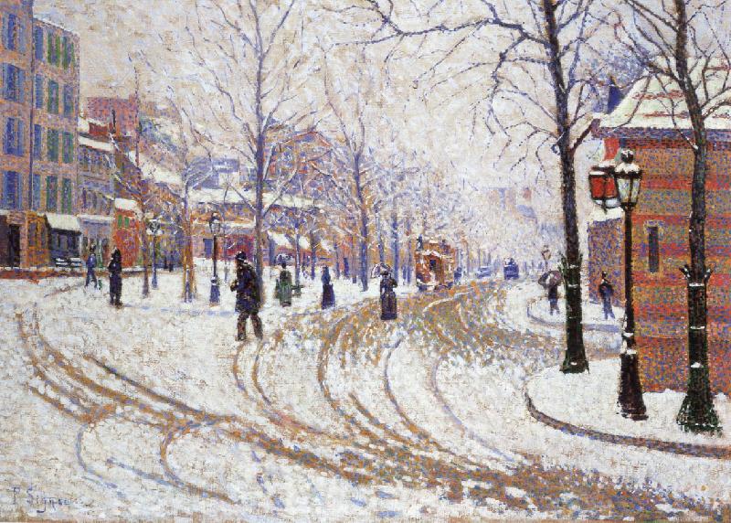 Paul Signac snow boulevard de clichy pa ris